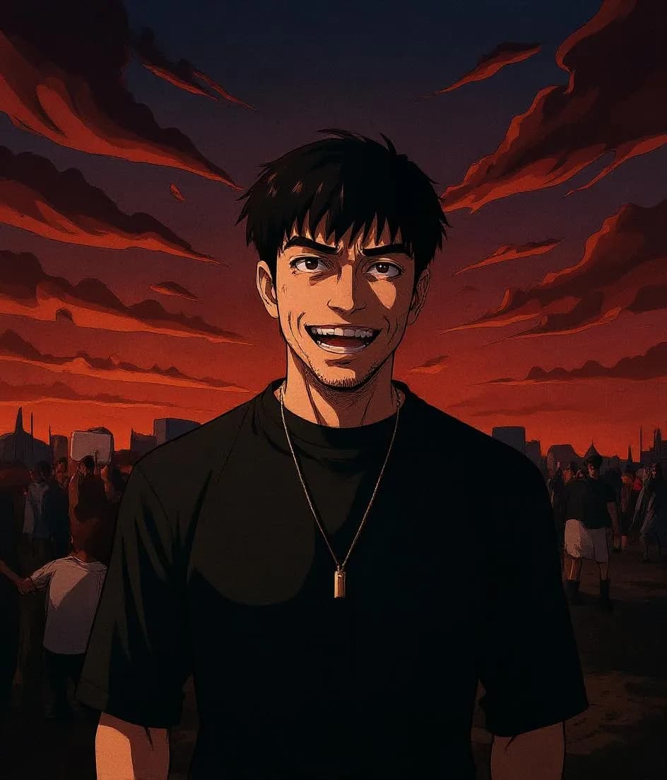 Attack on Titan style transformation of andre tan