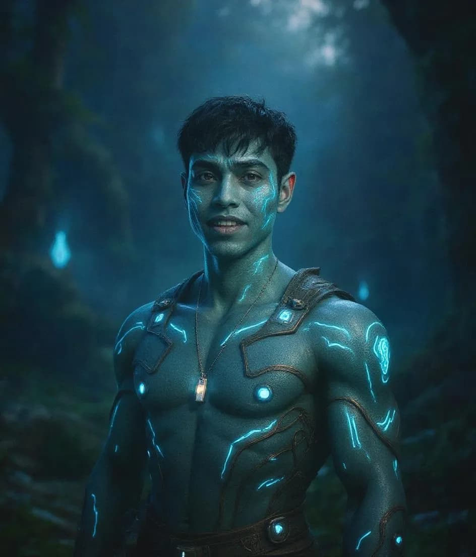 Avatar style transformation of andre tan