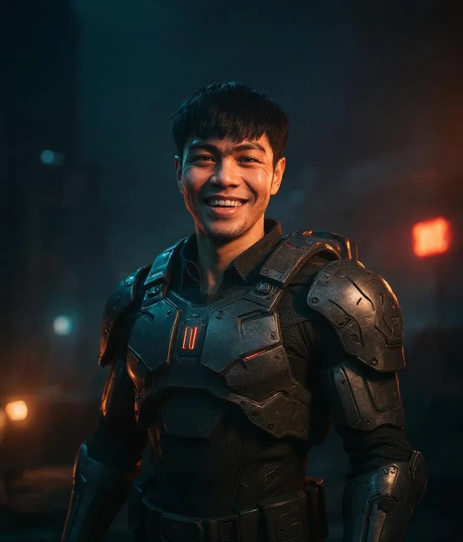 Crysis style transformation of andre tan