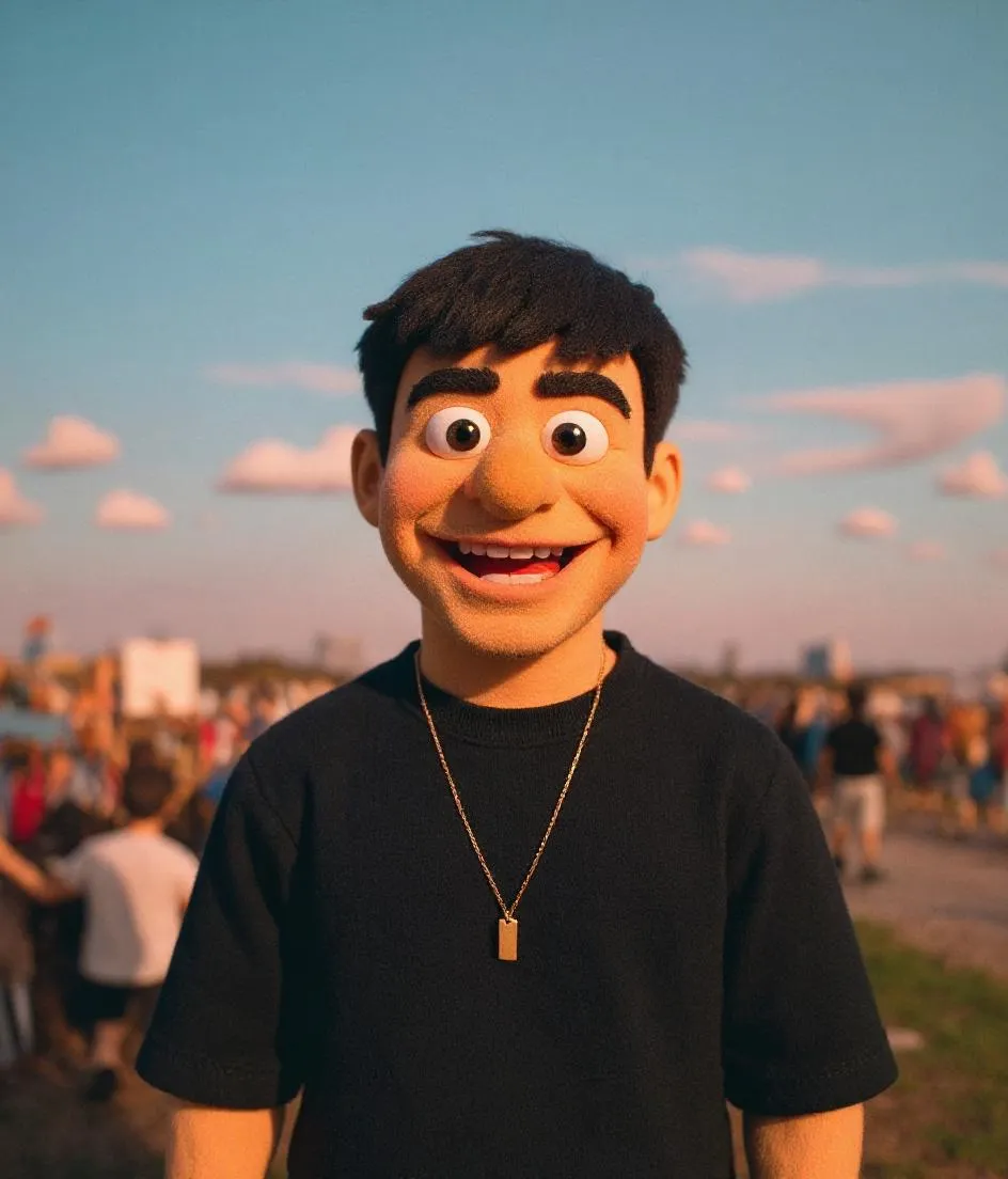 Muppets style transformation of andre tan