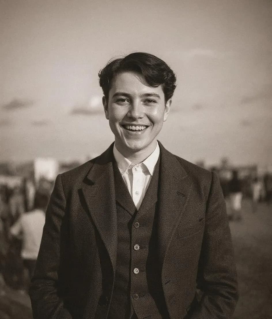 1900s style transformation of andre tan