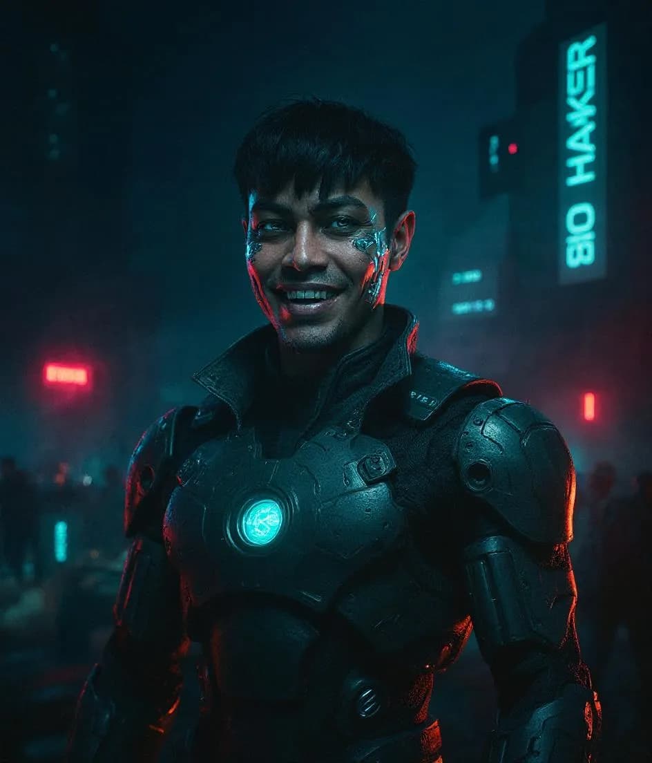 Bio Hacker style transformation of andre tan