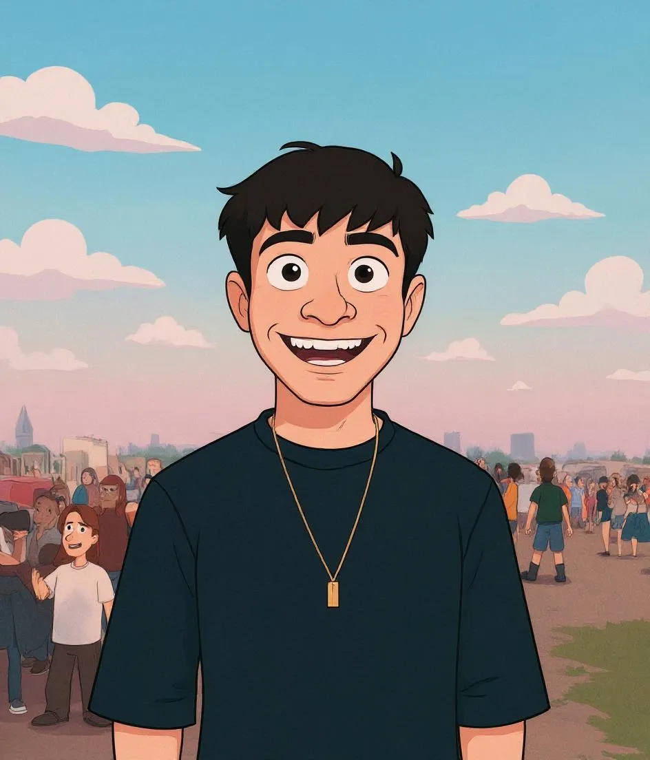 Phineas and Ferb style transformation of andre tan